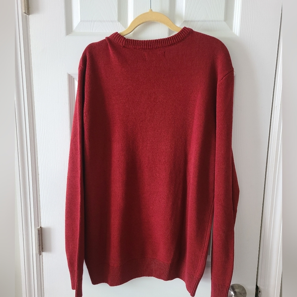 NWT Chaps American Flag Sweater - Picture 2 of 3